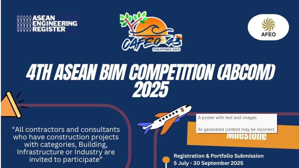 4TH ASEAN BIM COMPETITION (ABCOM 2025)